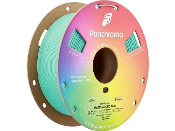 Polymaker CA04006 Panchroma™ Matte Filament PLA-plast Mat, med lavere kunststofindhold 1.75 mm 1000 g Arctic Teal, Blå-grøn 1 stk