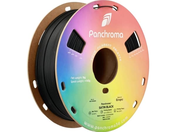 Polymaker CA05011 Panchroma™ Satin Filament PLA-muovi Satiini, korkea jäykkyys 1,75 mm 1000 g Musta 1 kpl
