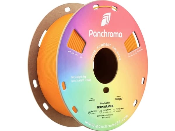 Polymaker CA02008 Panchroma™ Neon Filament PLA-plast Fluorescerende, Farveskift 1.75 mm 1000 g Neonorange (fluorescerende) 1 stk