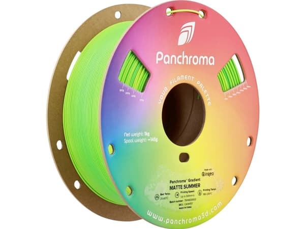 Polymaker CA04057 Panchroma™ Gradient Matte Filament PLA-plast Flerfarvet 1.75 mm 1000 g Summer, Grøn 1 stk