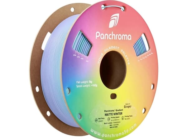 Polymaker CA04058 Panchroma™ Gradient Matte Filament PLA-plast Flerfarvet 1.75 mm 1000 g Winter, Blå , Violet 1 stk