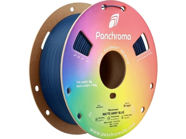 Polymaker CA04008 Panchroma™ Matte Filament PLA-plast Mat, med lavere kunststofindhold 1.75 mm 1000 g Army Blue 1 stk