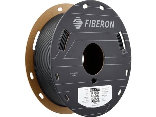 Polymaker FB04001 Fiberon™ PETG-rCF08 Filament PETG-rCF Kulfiberforstærket, Genanvendte kulfibre 1.75 mm 500 g Sort 1 stk