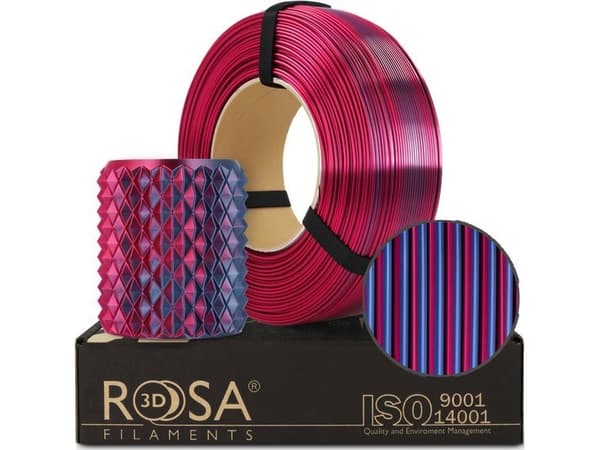 ROSA3D Filament ROSA3D ReFill PLA Magic Silk 1,75mm Midnight City 1kg