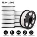 Miniatyrbillede 2 af 2: SUNLU 3D Filament, Diameter 1,75 mm, Tolerance +/- 0,02 mm,PLA PLUS Hvid