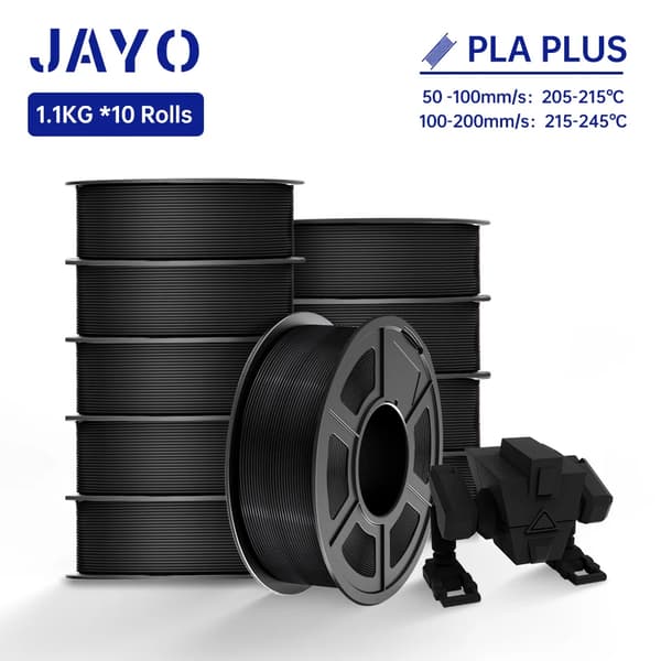 3D-skrivarfilament, ABS Vit 10KG, PETG Svart 11KG,PLA PLUS Svart 11KG