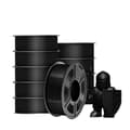 Miniatyrbillede 1 af 2: 3D-printer filament, ABS hvid 10KG, PETG sort 11KG,PETG Sort 11KG