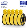 Miniatyrbillede 2 af 2: PLA Plus 3D Filament, 1,75 mm Diameter, 1,1 kg Vægt,PLA plus Gul