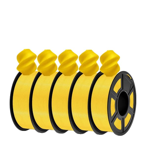 PLA Plus 3D Filament, 1,75 mm Diameter, 1,1 kg Vægt,PLA plus Gul