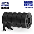 Miniatyrbild 2 av 2: PLA Plus 3D-filament, 1,75 mm diameter, 1,1 kg vikt,PLA plus svart 5st