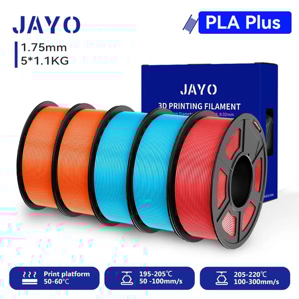 3D-skrivarfilament, diameter 1,75 mm, nettovikt 1,1 kg,PLA PLUS 2SO2SBCR