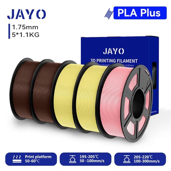 3D-printer filament, diameter 1,75 mm, nettovægt 1,1 kg,PLA PLUS 2CC2LYSP