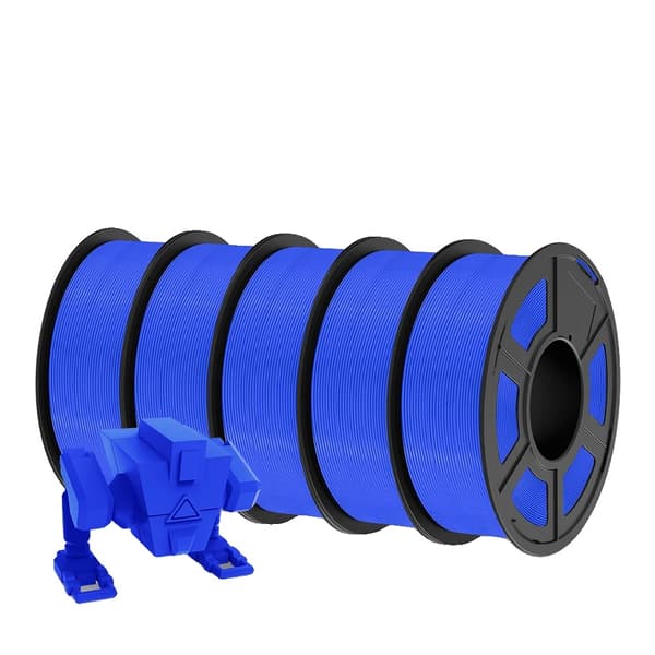PLA Plus 3D -filamentti, 1,75 mm halkaisija, 1,1 kg paino,PLA plus Sininen 5kpl