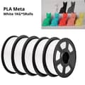 Miniatyrbild 2 av 2: PLA Meta Filament, 5KG Hög Viskositet, 1.75MM Diameter,PLA-Meta Vit 5KG