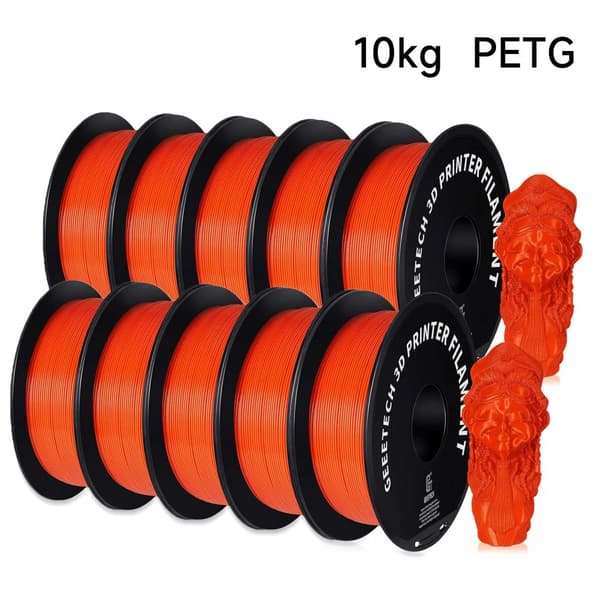 3D-tulostimen filamentti, 1,75 mm PETG, korkean lujuuden materiaali,Appelsiini