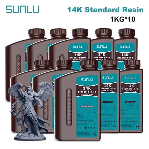 SUNLU 14K 3D-skrivharpiks, Snabb härdning, Hög precision, Låg lukt,14K Standard BG