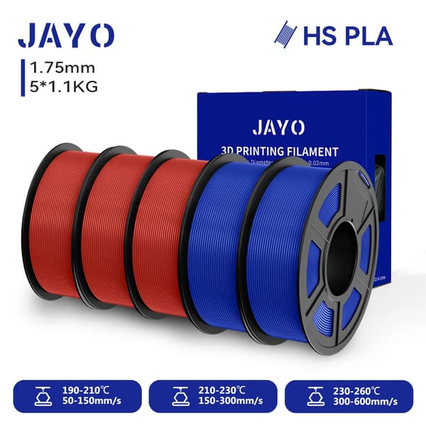 Højhastigheds PLA Filament, 1,75 mm Diameter, 320 Meter Længde,HS-PLA 3RD2BL