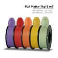 Miniatyrbild 2 av 2: PLA Matt Filament, 1,75 mm Diameter, Miljövänligt Material,PLA Matt MIX B