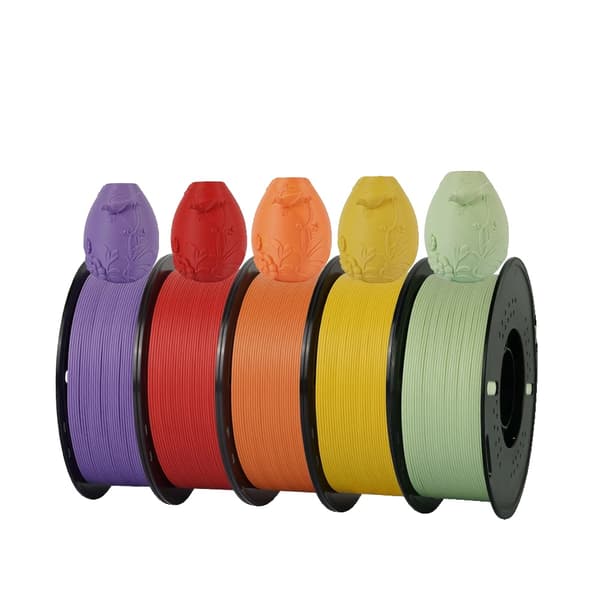 PLA Matt Filament, 1,75 mm Diameter, Miljövänligt Material,PLA Matt MIX B