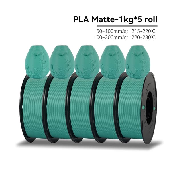 PLA Matte Filament, 1,75 mm Diameter, Miljøvenligt Materiale,PLA Matte Græs