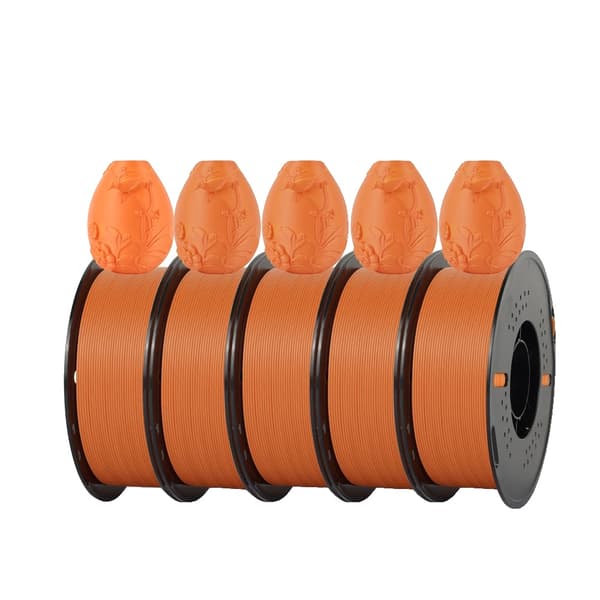 PLA Matte Filament, 1,75 mm Diameter, Miljøvenligt Materiale,PLA Mat Orange