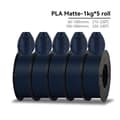 Miniatyrbillede 2 af 2: PLA Matte Filament, 1,75 mm Diameter, Miljøvenligt Materiale,PLA Mat Blå