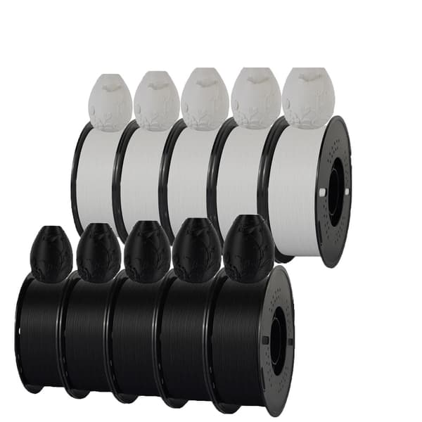 PLA Matt Filament, 1,75 mm Diameter, Miljövänligt Material,PLA Matt WT BK