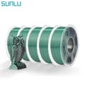 Miniatyrbillede 2 af 2: SUNLU Silke Filament, 1,75 mm Diameter, Miljøvenlig, Dobbelt/Tre Farver,SILKE Sort Grøn