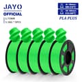 Miniatyrbillede 2 af 2: PLA Plus 3D Filament, 1,75 mm Diameter, 1,1 kg Vægt,PLA plus Grøn