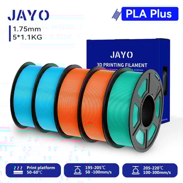 3D-printer filament, diameter 1,75 mm, nettovægt 1,1 kg,PLA PLUS 2SB2SOMG