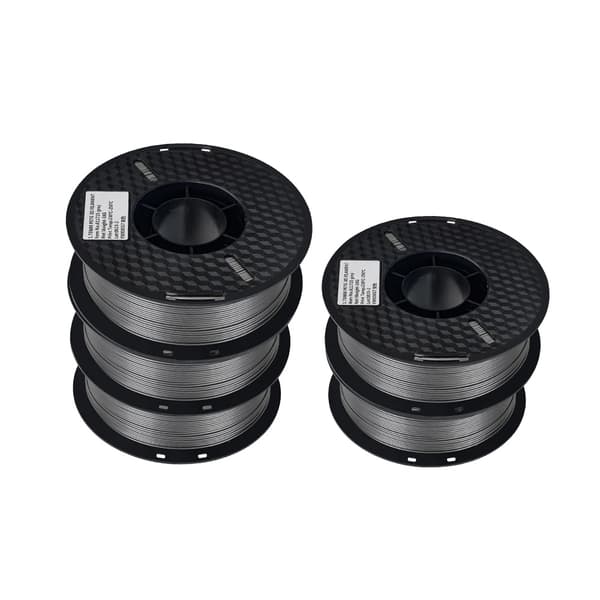 3D-printer filament, 5 kg PETG, livlige farvemuligheder,PETG 5kg Grå