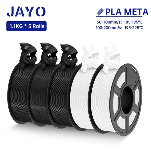 PLA Filament, 1,75MM Diameter, Hållfasthet och Smidig Utskrift,PLAMT 3BK 2WT