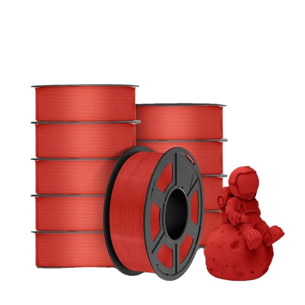 JAYO PLA Filament, 1,1 kg Høj Hastighed, 1,75 mm Diameter,HS-PLA Rød 10stk