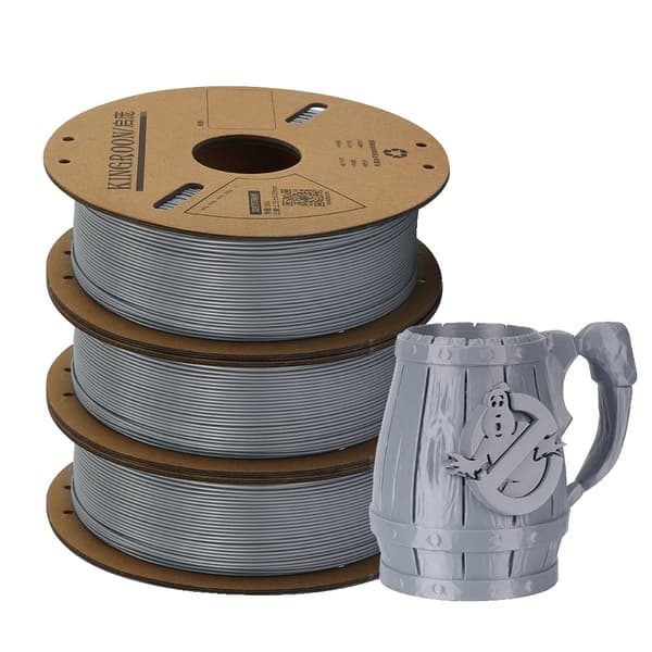 3D-utskriftsfilament, 1,75 mm diameter, 3 kg längd,Silver
