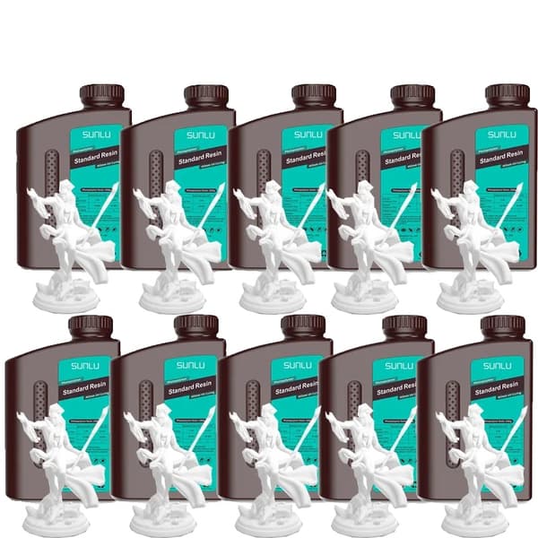 SUNLU 3D-tulostushartsi, 10KG Standard, vesipesuominaisuus,Vakio WT
