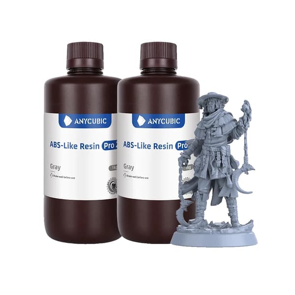 3D-skrivarharpiks, hög UV-motståndskraft, utmärkta mekaniska egenskaper,Grå-2kg