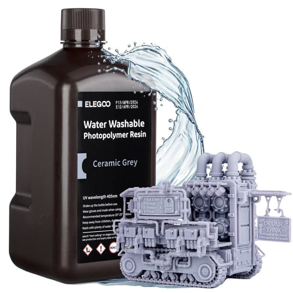 Fotopolymerharpiks, vattenlöslig, låg lukt,Grå 2kg