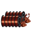 Miniatyrbild 1 av 2: 3D Silke PLA Filament, 1,75 mm Diameter, Hållbart och Biologiskt Nedbrytbart,Silkekopper