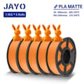 Miniatyrbild 2 av 2: JAYO PLA Matt Filament, 1,75 mm Diameter, 1,1 kg Vikt,Playg Oranage 5,5 kg