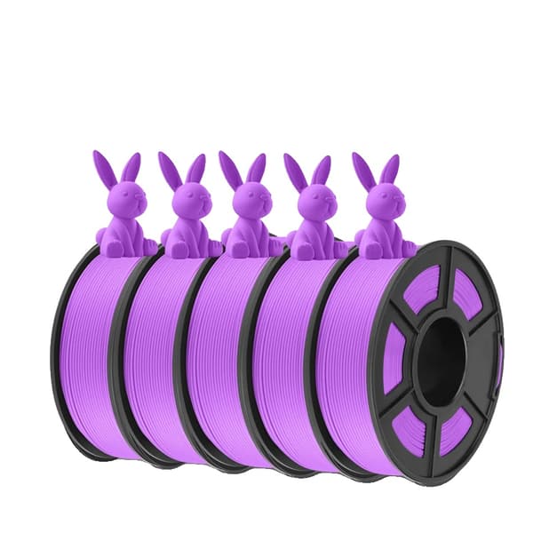 JAYO PLA Matte Filament, 1,75 mm halkaisija, 1,1 kg paino,Playg violetti 5,5 kg