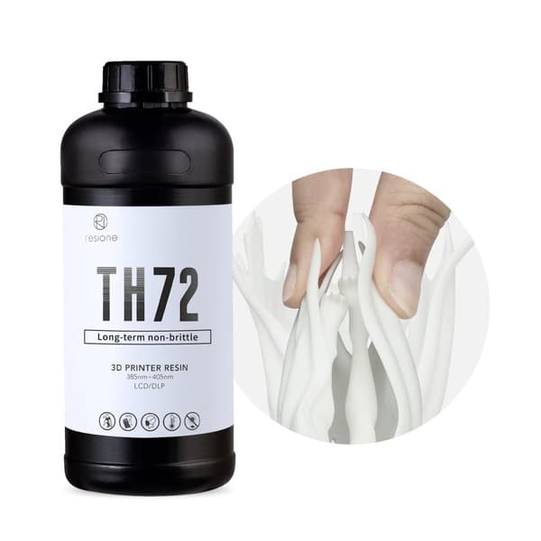 3D-printerharpiks, langvarig holdbarhed, ideel til udskrivning af figurer,TH72Hvid-1000g