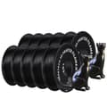 Miniatyrbild 1 av 2: Silk PLA-filament, 1,75 mm diameter, enkel utskriftstemperatur 200-230 °C,svart