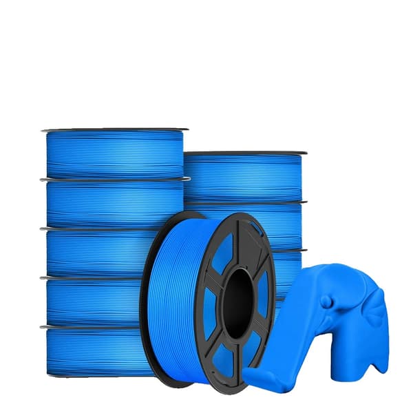 PLA Matt Filament, 1,75 mm Diameter, Slät Matt Yta,PLA YG Blå 11kg