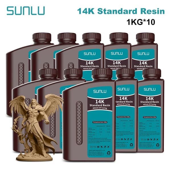 SUNLU 14K 3D Print Harpiks, Hurtig Hærdning, Høj Præcision, Lav Lugt,14K Standard MAP