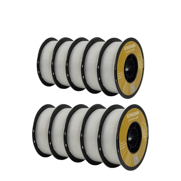 3D-skrivarfilament, 5KG och 10KG alternativ, miljövänligt PLA-material,10KG PLA GENOMSKINLIG