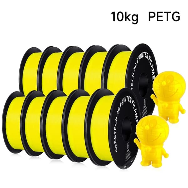 3D-skrivarfilament, 1,75 mm PETG, högstyrkematerial,Gul