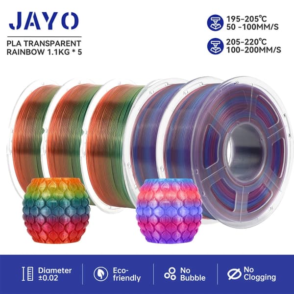 PLA Filament, 1,75 mm Diameter, Miljøvenligt Materiale,PLA TPRB MIX02