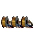 Miniatyrbild 1 av 2: PLA-filament, 1,75 mm diameter, tri-färgad silke,3KG Silk Tricolor A
