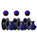 Miniatyrbild 1 av 2: PLA-filament, 1,75 mm diameter, tri-färgad silke,3KG Silk Tricolor C