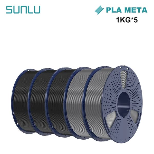 3D-utskriftsfilament, 1KG rulle, hög precision,META 3BK 2GY
